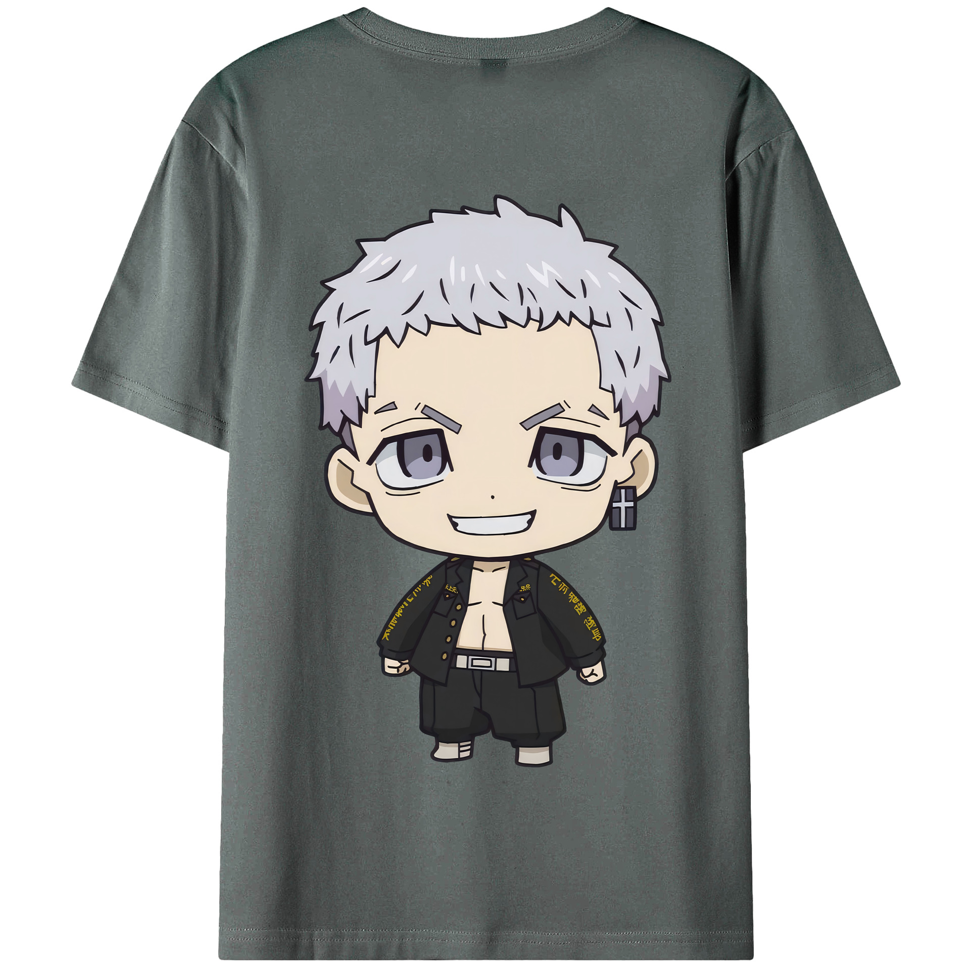 （画像用） 東京リベンジャーズ Tokyo Revengers 綿100％半袖Tシャツ（背面プリント）